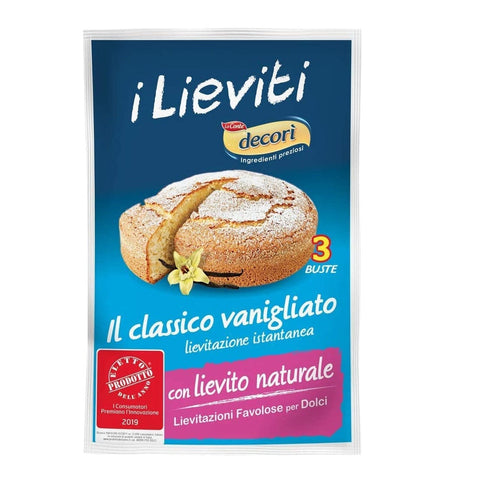 Lo Conte i Lieviti Il Classico vanigliato Vanille Instanthefe 54g - Italian Gourmet