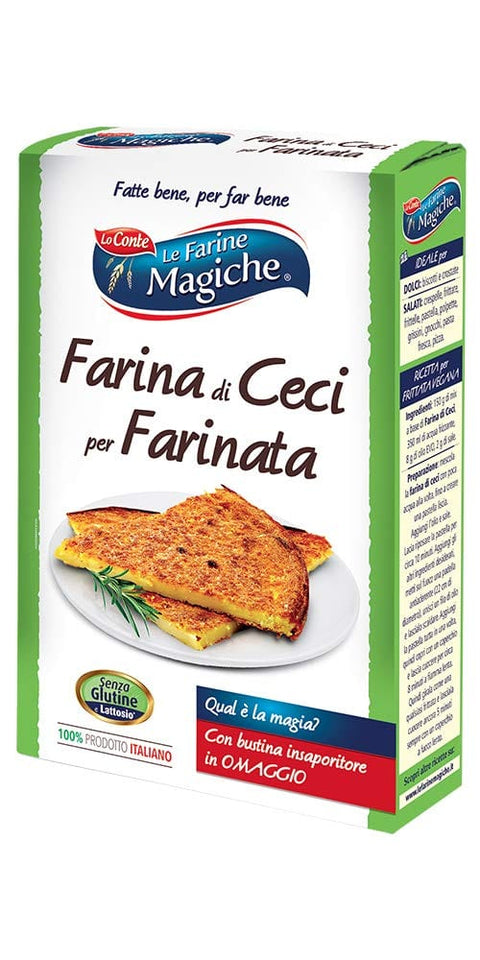 Lo Conte Le Farine Magiche Farina di Ceci Kichererbsenmehl 320g - Italian Gourmet