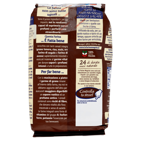 Lo Conte Mehl Lo Conte Le Farine Magiche Farina Integrale ai 7 Cereali Vollkornmehl mit 7 Cerealien 900g 8009355000255