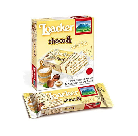 Loacker Choco & white snack 78g - Italian Gourmet