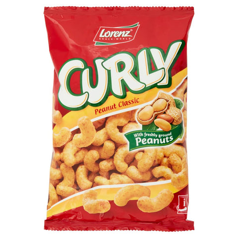 Lorenz Erdnüsse Lorenz Curly Peanut Classic Klassische Erdnüsse Salziger Snack mit Frischen Erdnüssen 60g 4018077797255