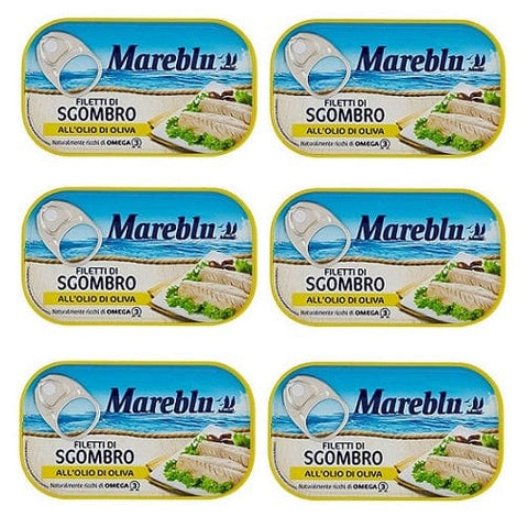 Mareblu Filetti di Sgombro all'Olio di Oliva Makrelenfilets in Olivenöl 90g - Italian Gourmet