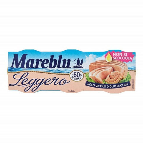 Mareblu Tonno Leggero Thunfisch mit etwas Olivenöl 60g - Italian Gourmet