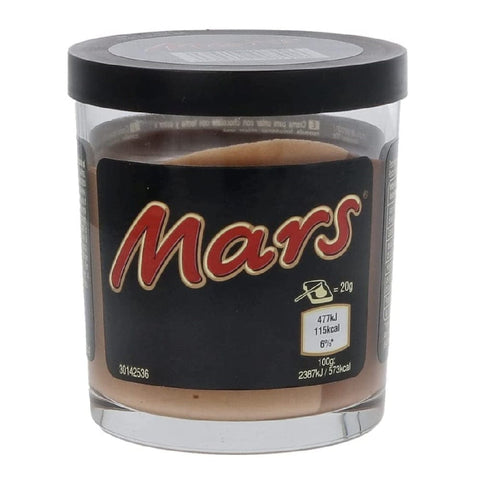 Mars Streichfähige Creme Mars Crema Spalmabile Streichcreme mit Kakao-Karamell-Streichgeschmack 200g
