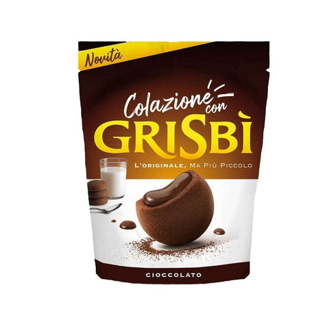 Matilde Vicenzi Kekse Vicenzi Colazione con Grisbi Cioccolato Kekse mit Schokoladencreme 250g Beutel