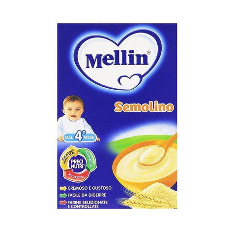 Mellin Semolina Grieß ab 4 Monaten 400g mega pack 6x200g - Italian Gourmet