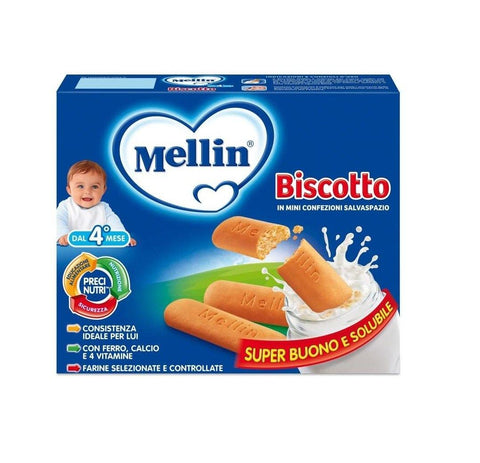 Mellin Biscotto Kekse ab 4 Monaten mega pack 6x360g - Italian Gourmet