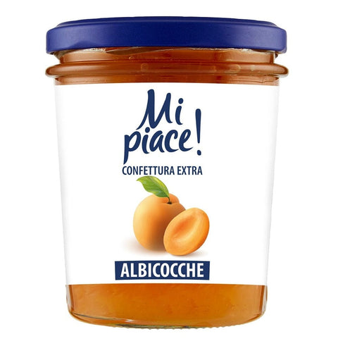 Mi Piace Confettura Extra Albicocche Marmelade Aprikosenmarmelade 330g - Italian Gourmet