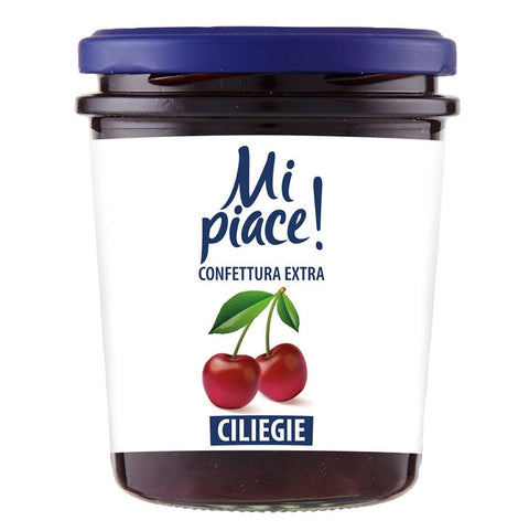 Mi Piace Confettura Extra Ciliegie Kirschmarmelade Konfitüre 330g - Italian Gourmet