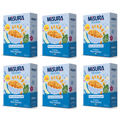 Misura Dolcesenza Knusprige und Goldene Cornflakes 350g - Italian Gourmet