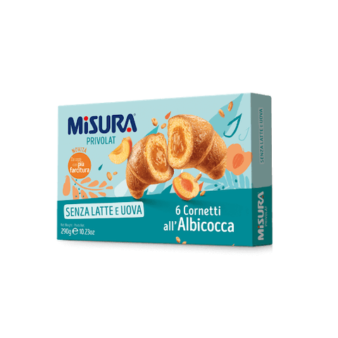 Misura Privolat Cornetti all'Albicocca Aprikosen Croissants 290g - Italian Gourmet