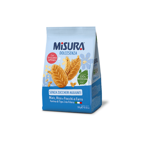 Misura Kekse 1x300g Misura Dolcesenza Frollini ai Cereali Kekse Shortbread mit Getreide 300g 8002590043353