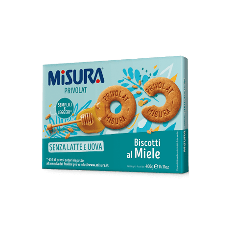 Misura Privolat Biscotti al Miele Honig Kekse ohne Milch und Eier 400g - Italian Gourmet