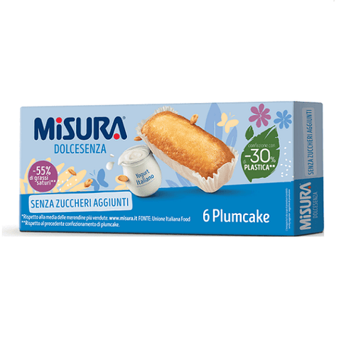 Misura Dolcesenza Plumcake allo Yogurt Pflaumenkuchen mit Joghurt 190g - Italian Gourmet