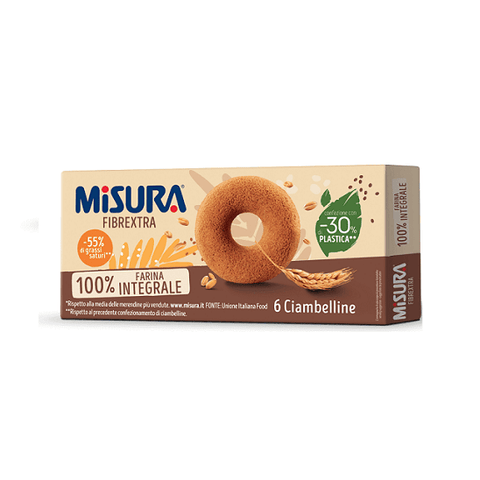 Misura Fibrextra Ciambelline Integrali Vollkorn Donuts 230g - Italian Gourmet