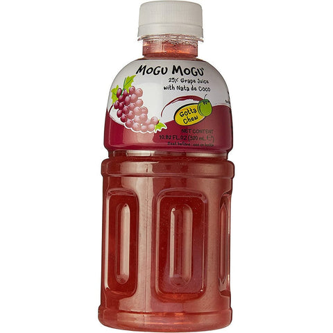 Mogu Mogu Soft Drink Mogu Mogu Drink Getränk mit Traubengeschmack und Nata de Coco 320ml 8850389101391