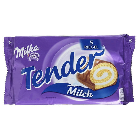 Mondalez Schokoladenriegel Milka TENDER Latte Milch Packung mit 5x37g 7622400004483