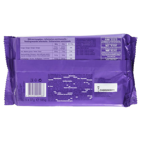 Mondalez Schokoladenriegel Milka TENDER Latte Milch Packung mit 5x37g 7622400004483