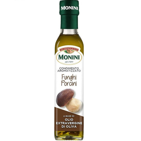 Monini Öl Monini Olio Extra Vergine di Oliva Aromatizzato ai Funghi Porcini Natives Olivenöl Extra mit Steinpilzgeschmack 250ml