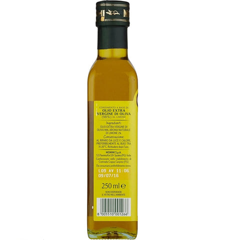 Monini Öl Monini Olio Extra Vergine di Oliva Aromatizzato al Limone Natives Olivenöl Extra mit Zitronengeschmack 250ml