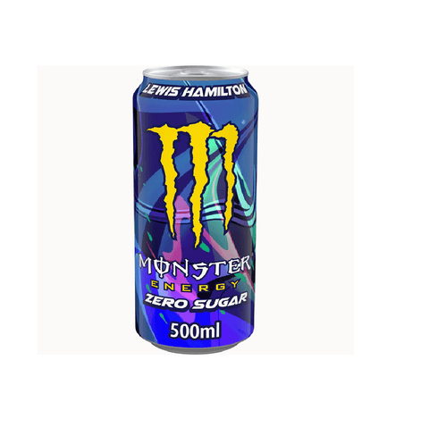Monster Energy Energy Drink MONSTER ENERGY DRINK LEWIS HAMILTON ZERO 500ML - MONSTER ENERGY DRINK LEWIS HAMILTON NULL 5060896625492