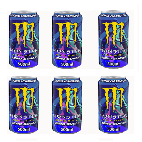 Monster Energy Energy Drink Monster Energy Drink LEWIS HAMILTON ZERO 6x 500ml - 5060896625492