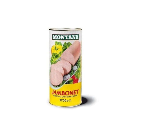 Montana Jambonet Patè Fleisch Pastete Glutenfrei 1700g - Italian Gourmet