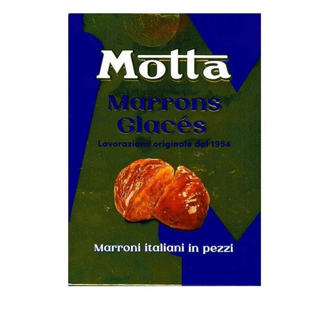 Motta Copia del Motta Marron Glacés in Pezzi Glasierte Kastanien Verpackt in Elegantem Ballotin 350g