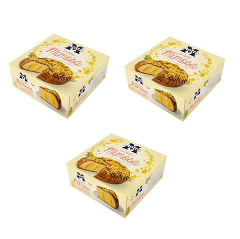 Motta kuchen 3x350g Motta Torta Mimosa Kuchen gefüllt mit Creme und mit Schokolade dekoriert 350g 8034097873164