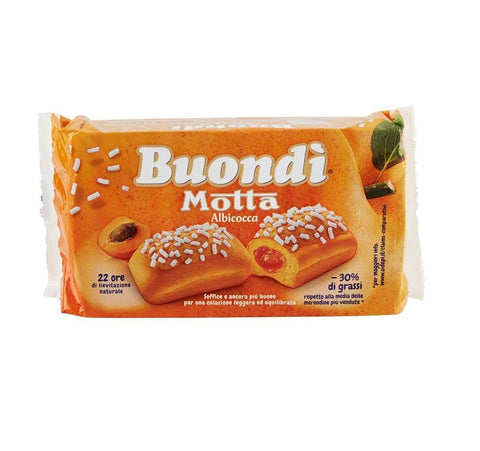 Motta Buondì Albicocca Gebackene Kuchen Snacks mit Aprikose 258g - Italian Gourmet