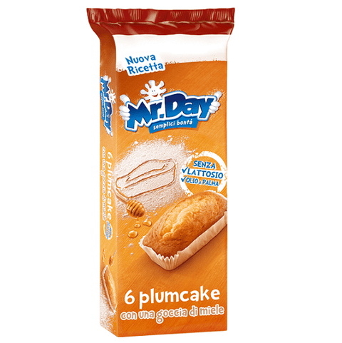 Mr Day Süße Snacks MHD 19/07/2024 Mr Day Plum cake Pflaumenkuchen mit Honig 190g 8033102690659