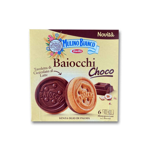 Mulino Bianco Baiocchi Choco Schokoladenkekse 144g - Italian Gourmet
