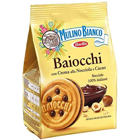 Mulino Bianco Baiocchi Haselnuss-Kakao-Kekse 260g - Italian Gourmet