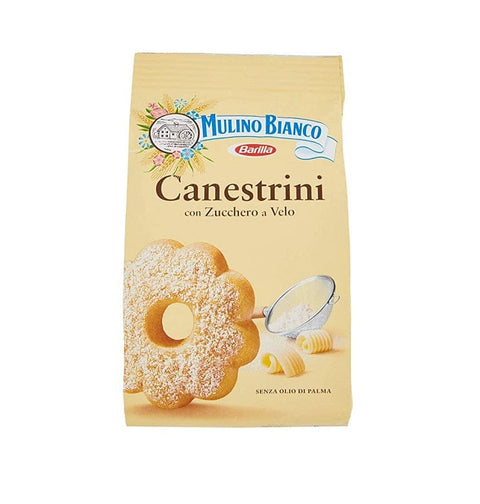 Mulino Bianco Kekse Mulino Bianco Canestrini Shortbread Kekse mit Puderzucker (200g) 8076809530002