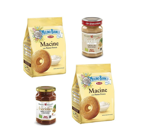 Testpaket Mulino Bianco Macine & Rigoni di Asiago Nocciolata Schwarz & Weiß - Italian Gourmet