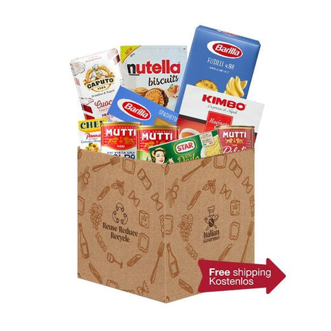 Box Dispensa Italiana Essenziale wesentlich für die Speisekammer 100% italienische Produkte 34 Stück - Italian Gourmet