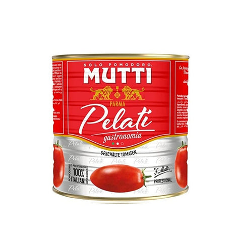 Mutti geschälte Tomaten Mutti Gastronomia Pomodori Pelati Geschälte Pflaumentomaten 2,5Kg