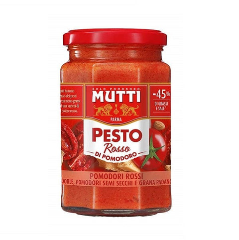 Mutti Pesto rosso di pomodoro tomatenpesto (180g) - Italian Gourmet