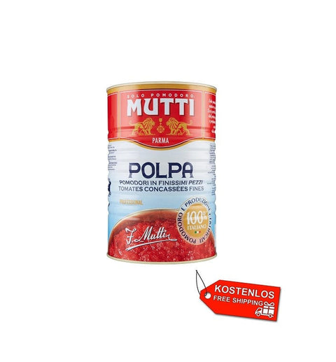 24x Mutti Polpa Fein gehacktes Tomatenmark 400g - Italian Gourmet