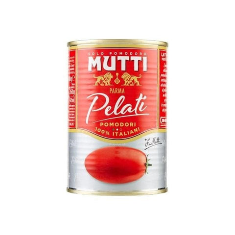 Mutti Pelati geschälte Pflaumentomaten 400g - Italian Gourmet