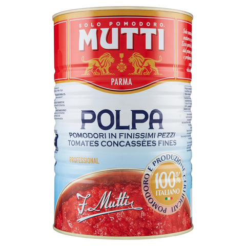 Mutti Polpa Fein gehacktes Tomatenmark (400g) - Italian Gourmet