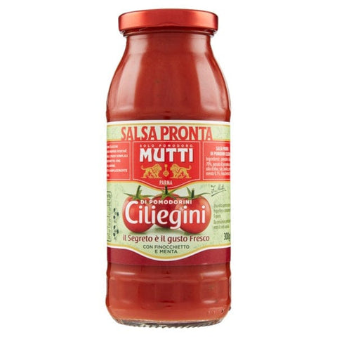 Mutti Ciliegini Tomatensauce in Glas 300g - Italian Gourmet