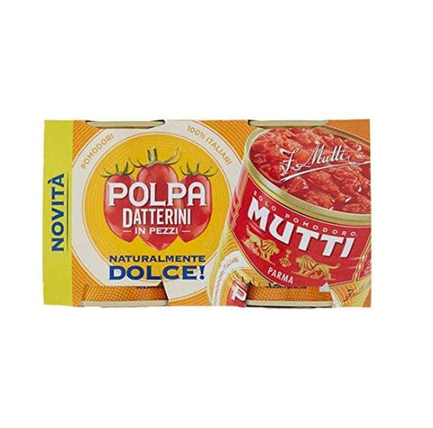 Mutti Polpa di Datterini in Pezzi-Tomaten 2x300g - Italian Gourmet
