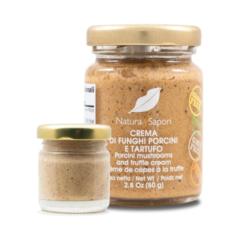 Natura e Sapori Kochsaucen Crema di Funghi Porcini e Tartufo Porcini Mushrooms and Truffle Cream 80g 600518796664