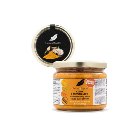 Natura e Sapori Kochsaucen Natura e Sapori Sugo Pronto Curry e Tartufo Nero Fertigsauce Curry und schwarzer Trüffel 250g