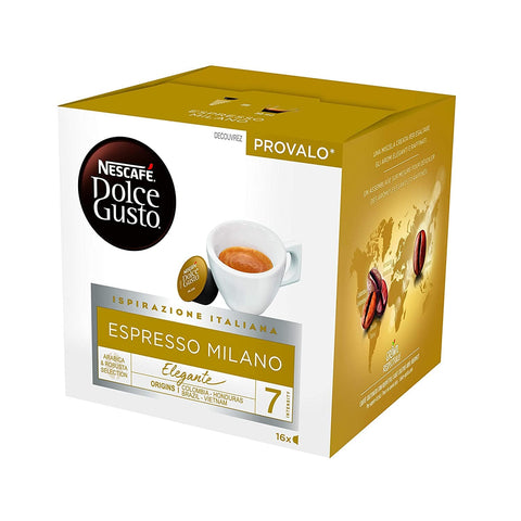 Nescafé Espresso Milano 16 Kaffeekapseln für Dolce Gusto - Italian Gourmet