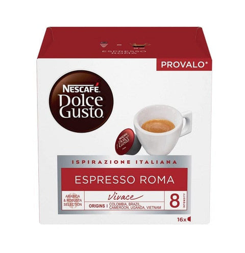 Nescafé Espresso Roma 16 Kaffeekapseln für Dolce Gusto - Italian Gourmet