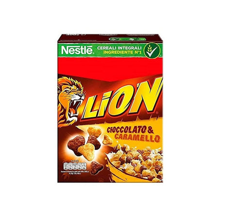 Nestlé Lion Cereali Integrali Getreide Vollkorn Cereals mit Schokolade und Karamell 400g - Italian Gourmet