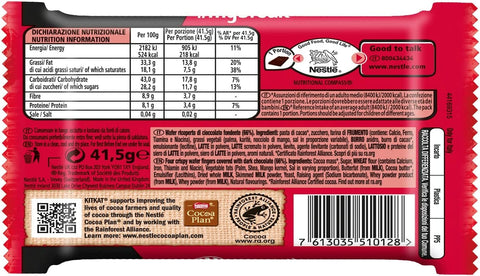 Nestlè Schokoladenriegel MHD 10/2022 Kit Kat DARK Box 41.5g 7613035510128