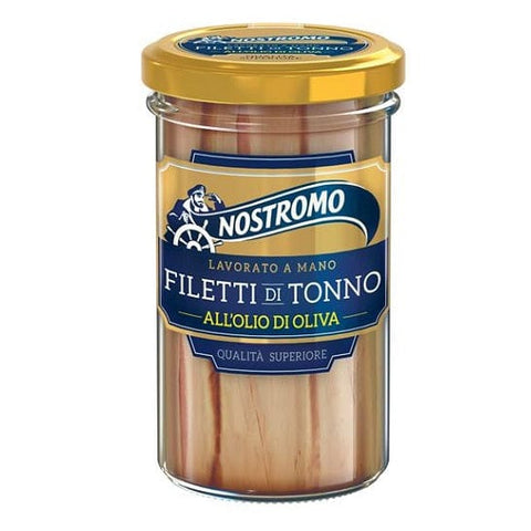 Nostromo Filetti di Tonno all'olio di oliva Thunfischfilets in Olivenöl 250g - Italian Gourmet